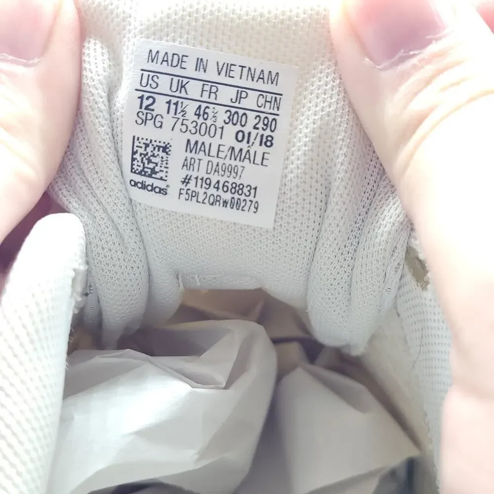 adidas VS Pace White DA9997 men's size 12